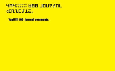 100 Journal comments